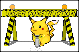 A pikachu working in construction